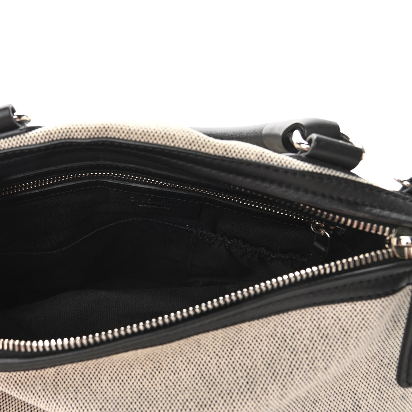 Calfskin Canvas Medium Pandora Black