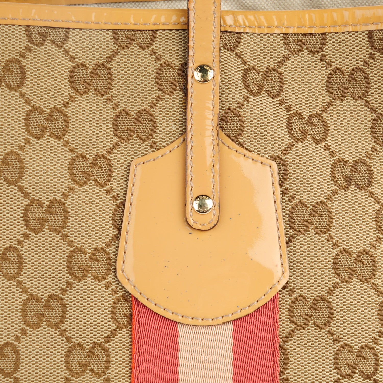 Gucci Monogram Web Medium Jolie Tote Sand 8 of 11