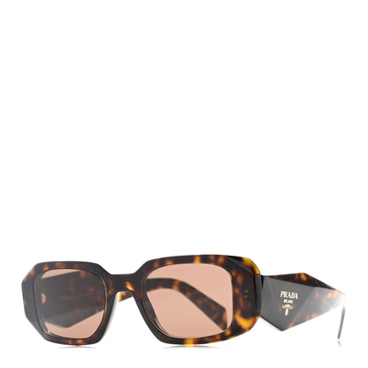 Prada Acetate Symbole Sunglasses SPR 17W Havana 1 of 11