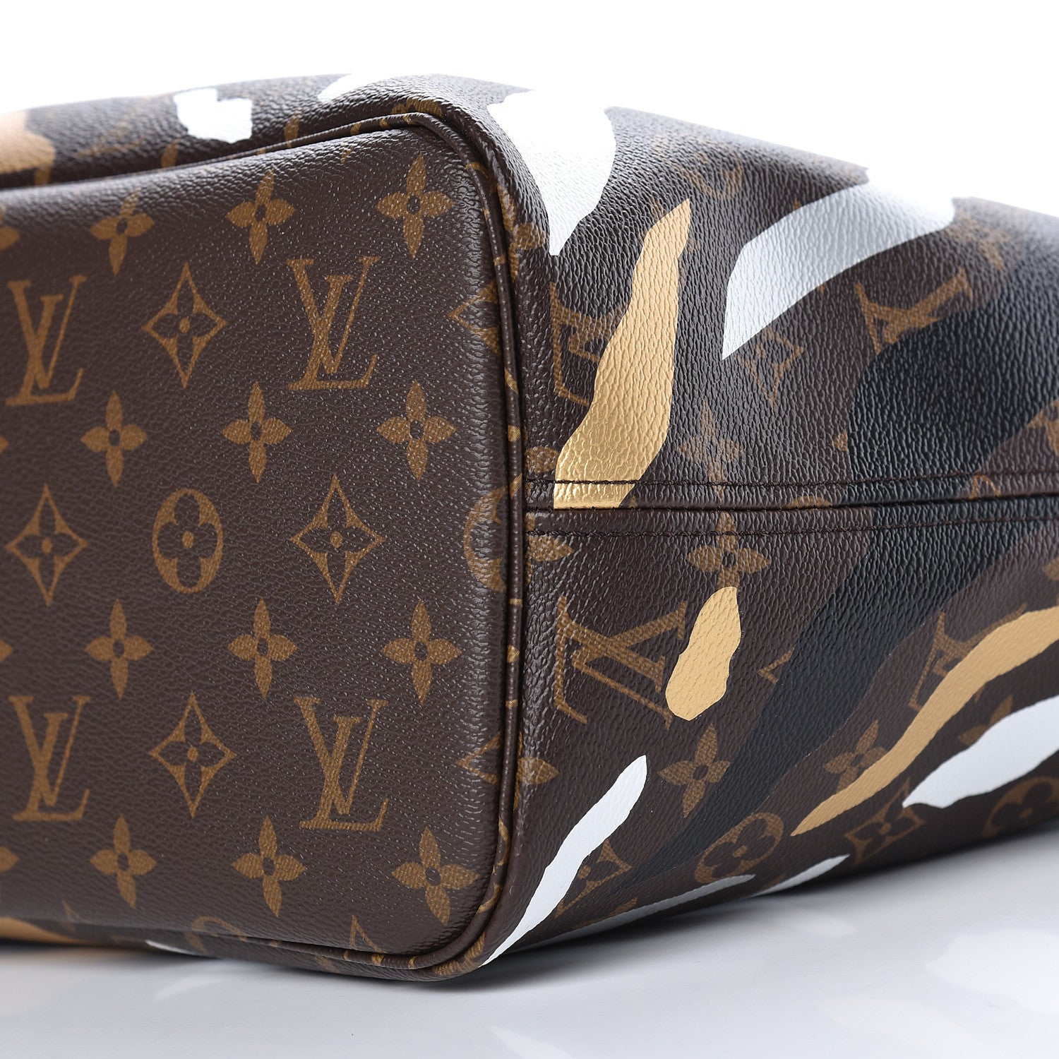 Louis Vuitton X LOL Monogram Neverfull MM Gold Silver 10 of 10