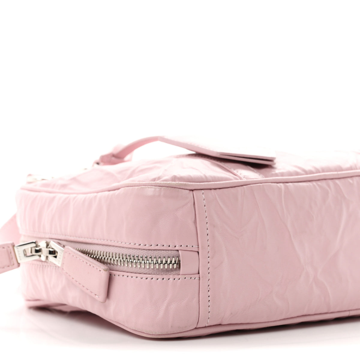 Prada Nappa Antique Medium Re-Edition 2001 Two Handle Bag Alabastro 9 of 11