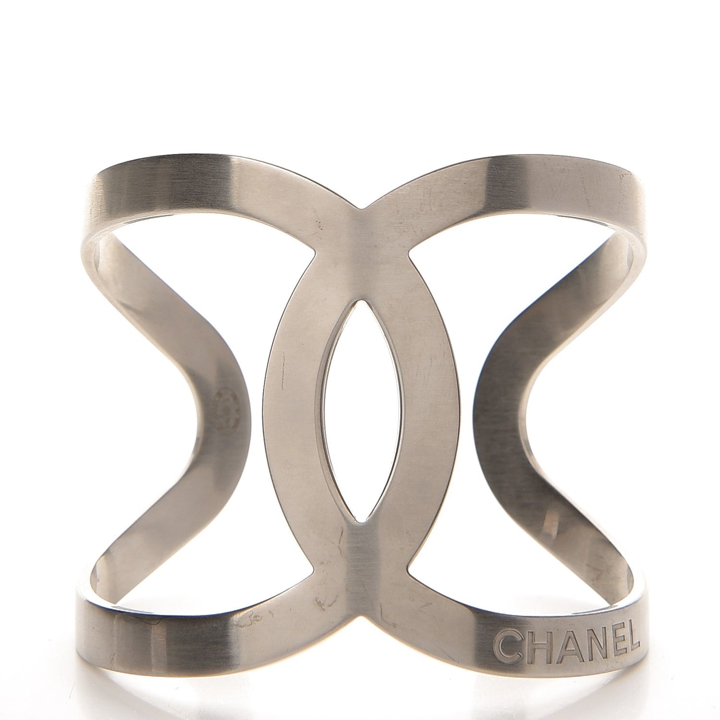 Metal CC Cuff Silver