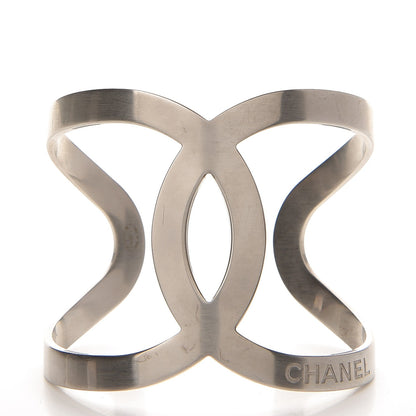 Chanel Metal CC Cuff Silver 1 of 5