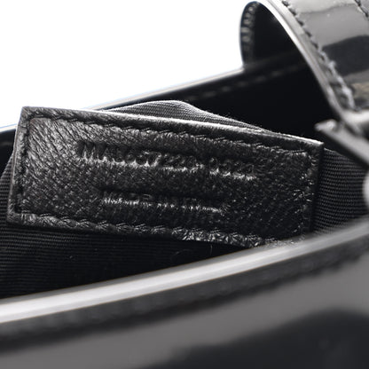 Saint Laurent Patent Monochrome Le 5 A 7 Hobo Black 7 of 10