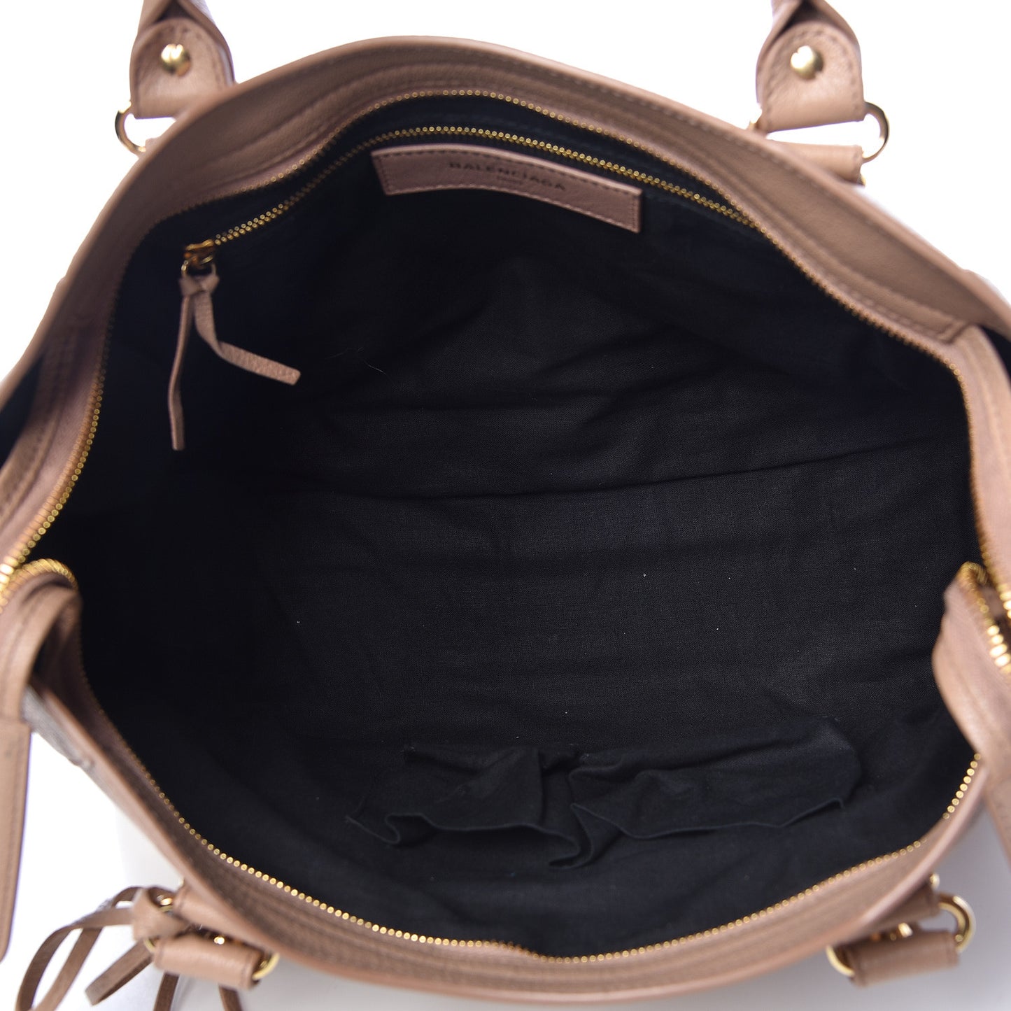 Chevre Gold Metallic Edge Hardware City Rose Des Sables