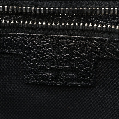 Gucci Monogram Jumbo GG Textured Dollar Calfskin Tote Bag Black 6 of 15