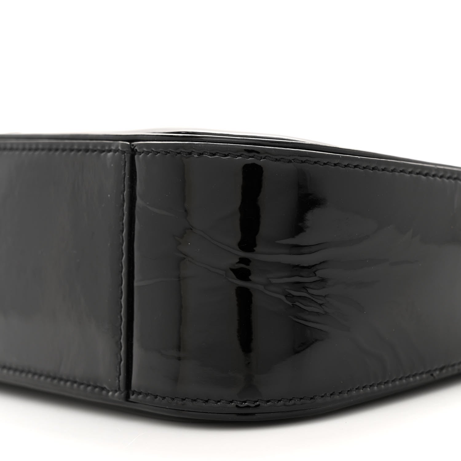 Saint Laurent Patent Le 5 A 7 Hobo Black 10 of 13