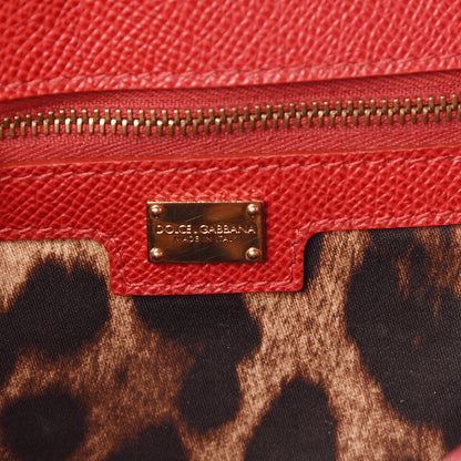 Dolce & Gabbana Dauphine Medium Miss Sicily Satchel Dark Red 6 of 20