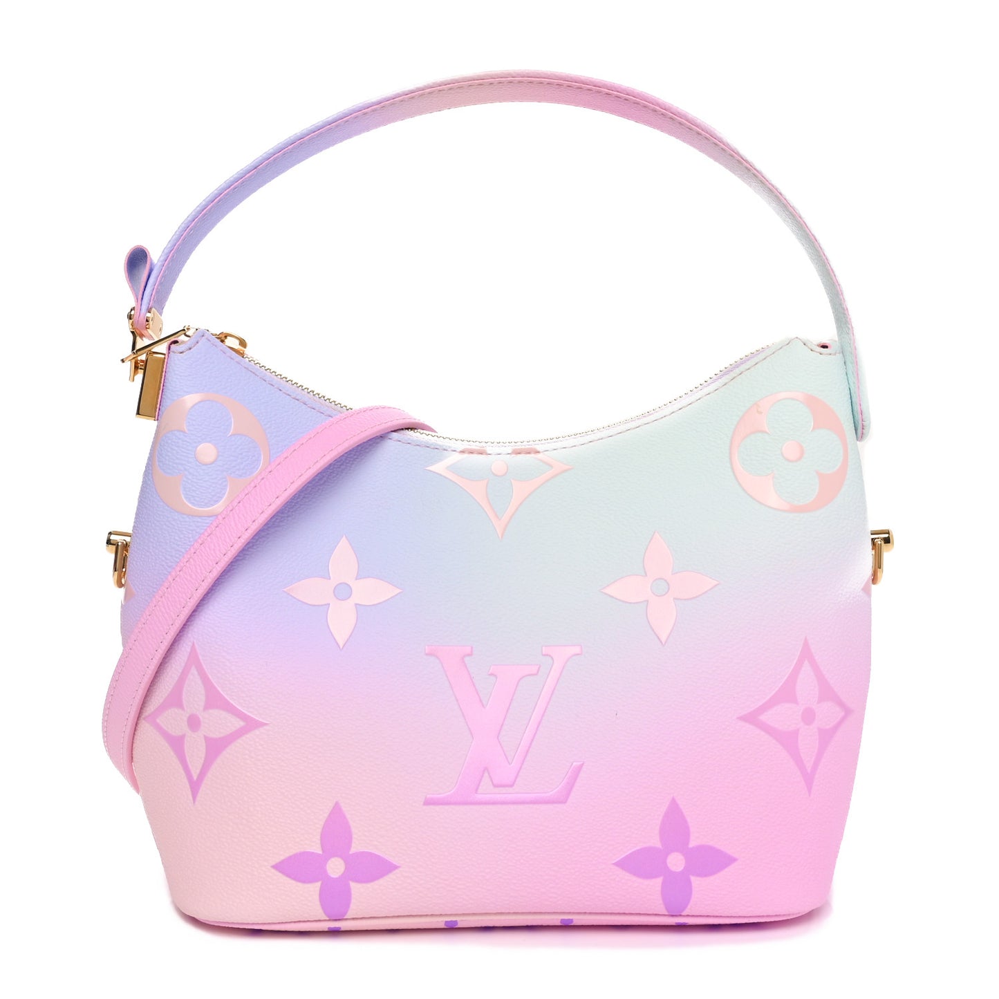 Monogram Giant Spring In The City Marshmallow Hobo PM Sunrise Pastel