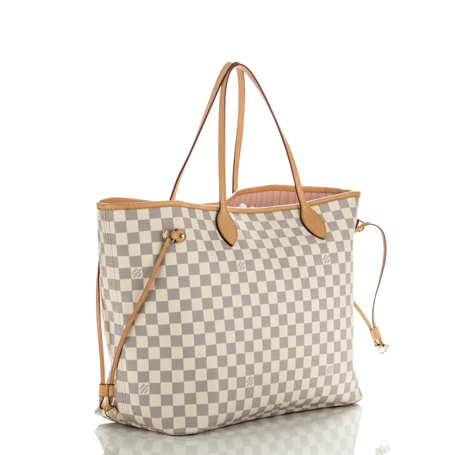 Louis Vuitton Damier Azur Neo Neverfull GM Rose Ballerine 3 of 8