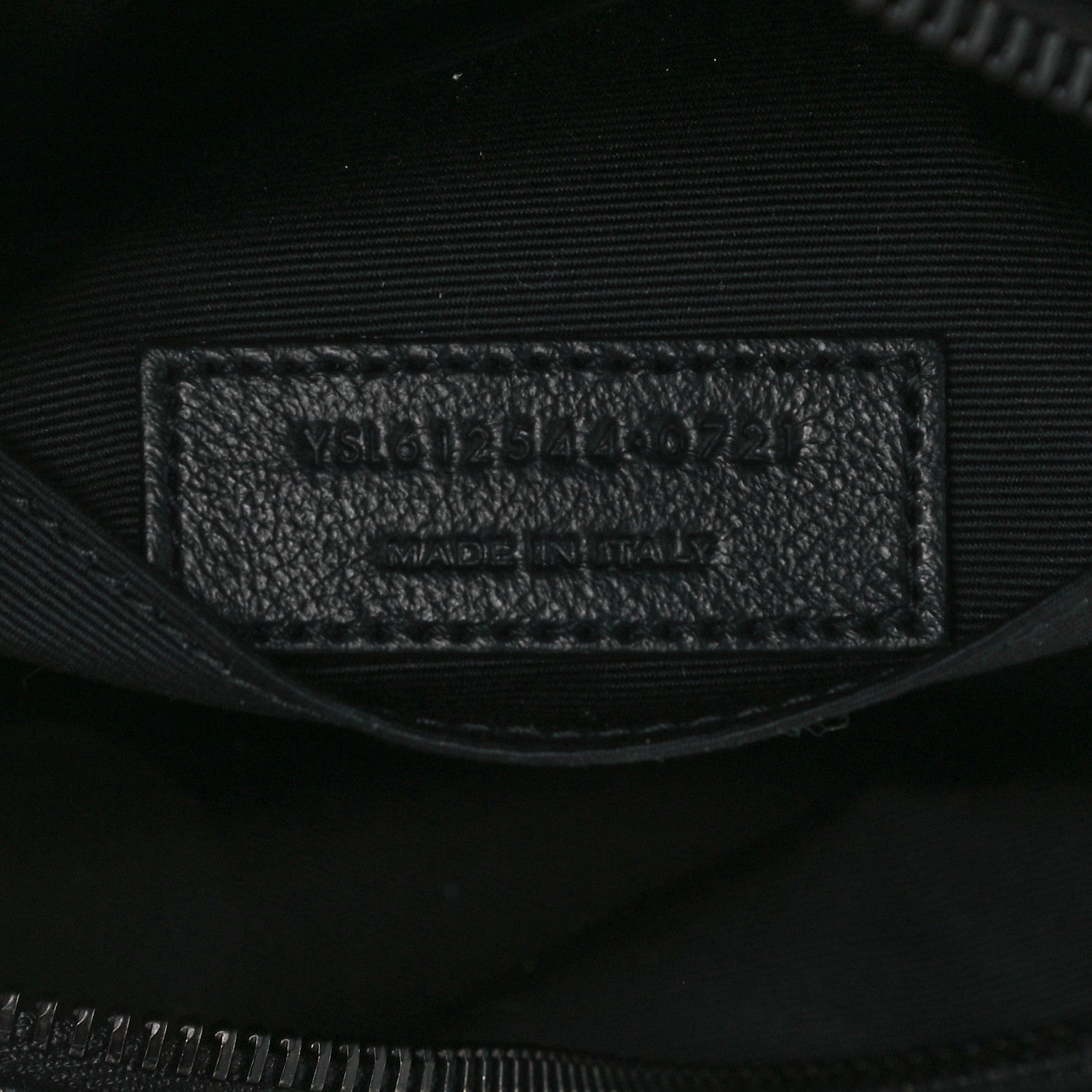 Saint Laurent Calfskin Matelasse Monogram Lou Camera Bag Black 7 of 10
