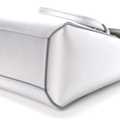 Celine Laminated Calfskin Nano Belt Bag Silver 8 of 9