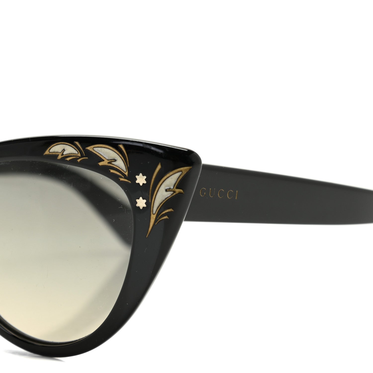 Gucci Acetate Cat Eye GG0089S Sunglasses Black 2 of 8