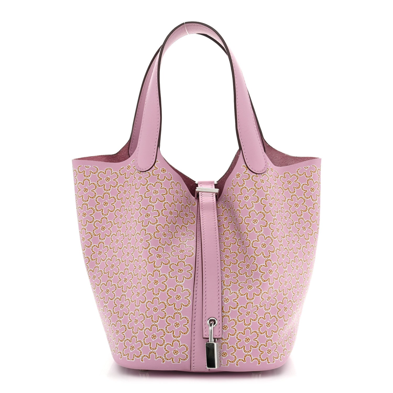 Hermes Swift Lucky Daisy Picotin Lock 18 PM Mauve Sylvestre 1 of 9
