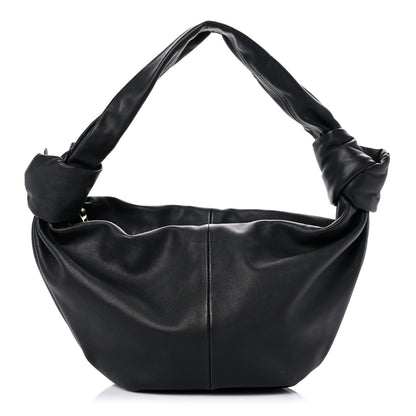 Bottega Veneta Calfskin Teen Double Knot Hobo Black 1 of 19