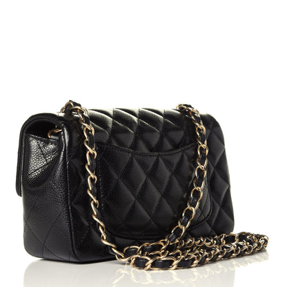 Chanel Caviar Quilted Mini Rectangular Flap Black 3 of 10