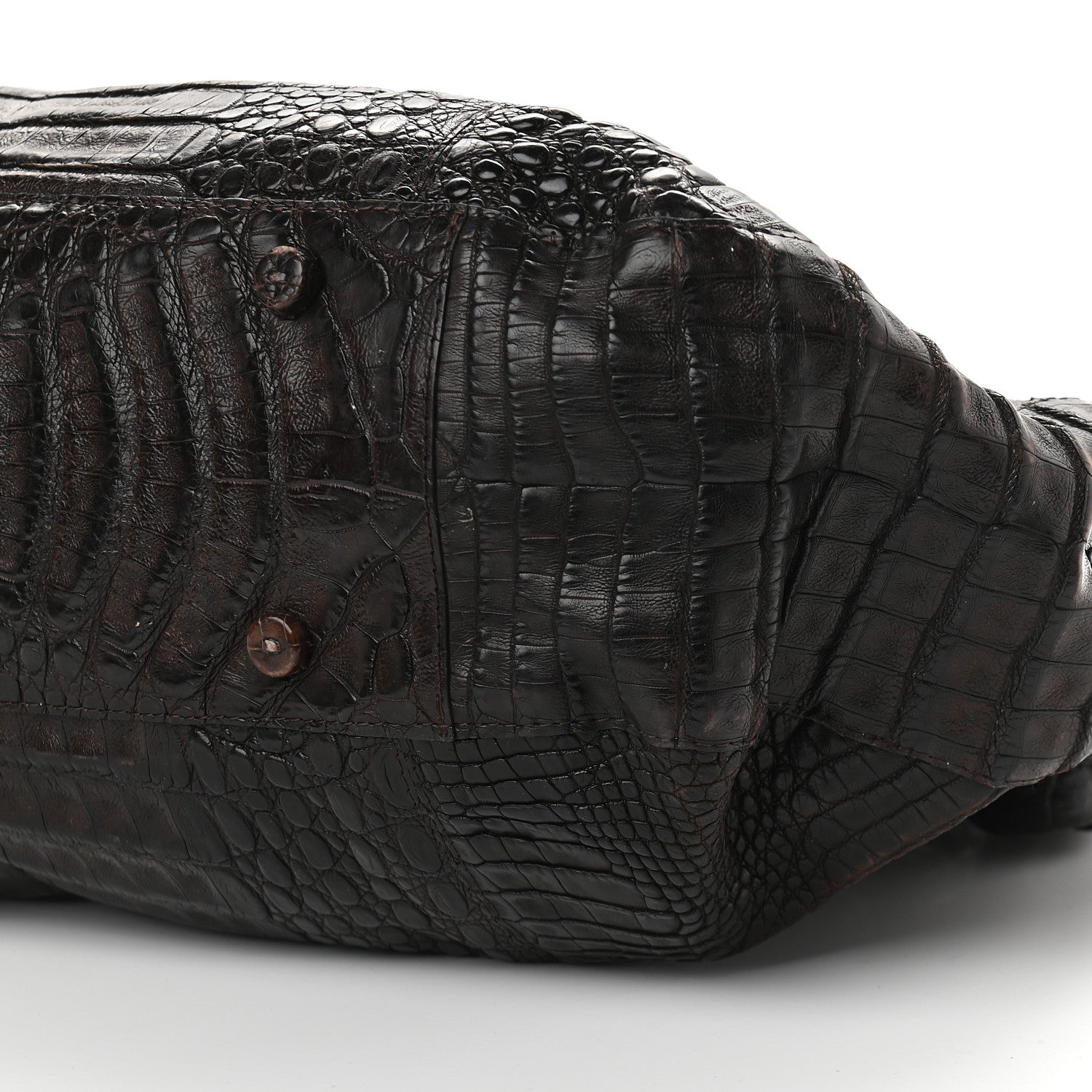 Nancy Gonzalez Crocodile Large Tote Chocolate 8 of 8