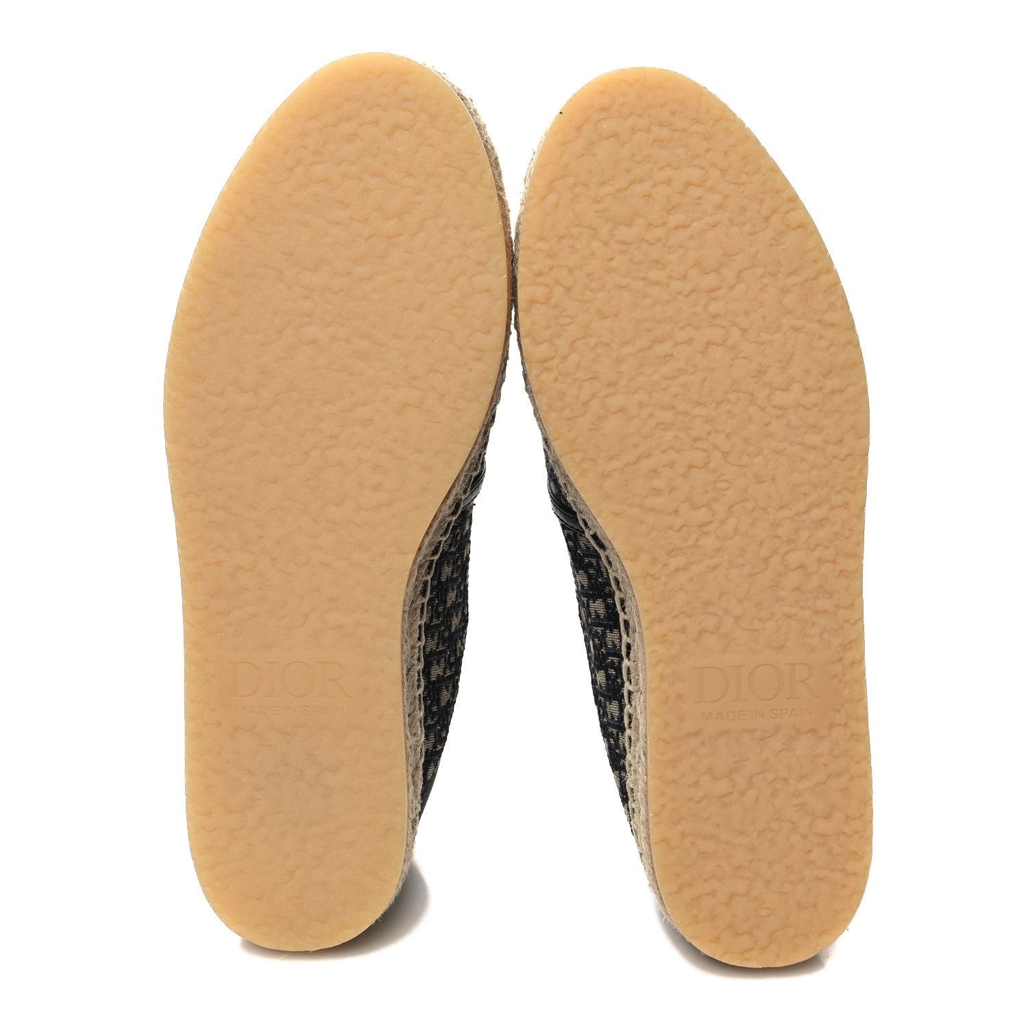Christian Dior Oblique Mens Paradise Espadrilles 38 Beige Blue 5 of 9
