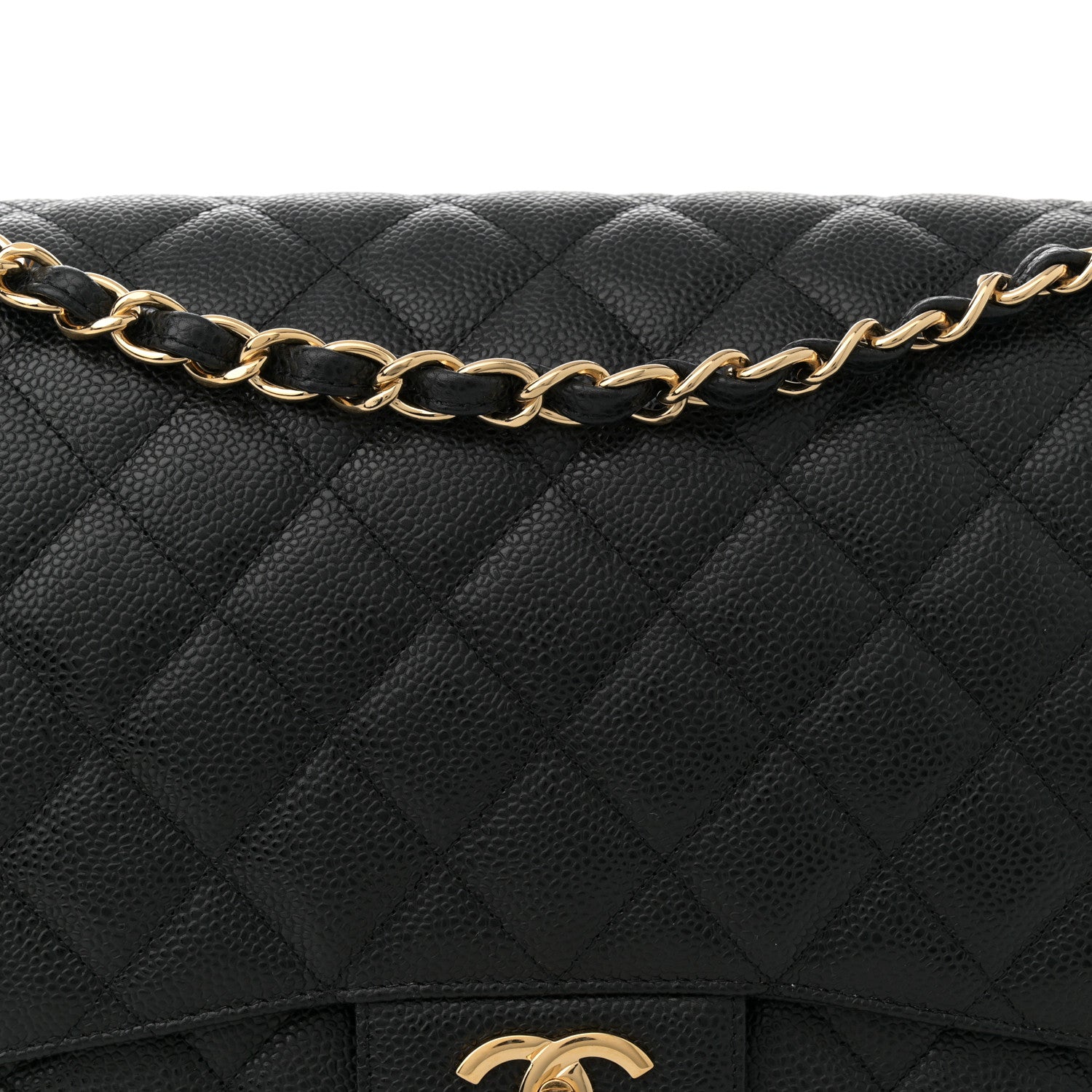 Chanel Caviar Quilted Maxi Single Flap Black 8 of 10