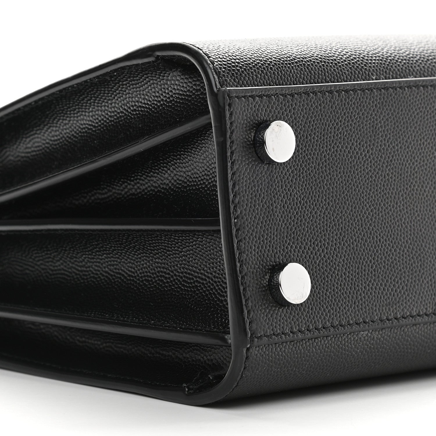 Saint Laurent Grained Calfskin Nano Sac De Jour Black 8 of 10