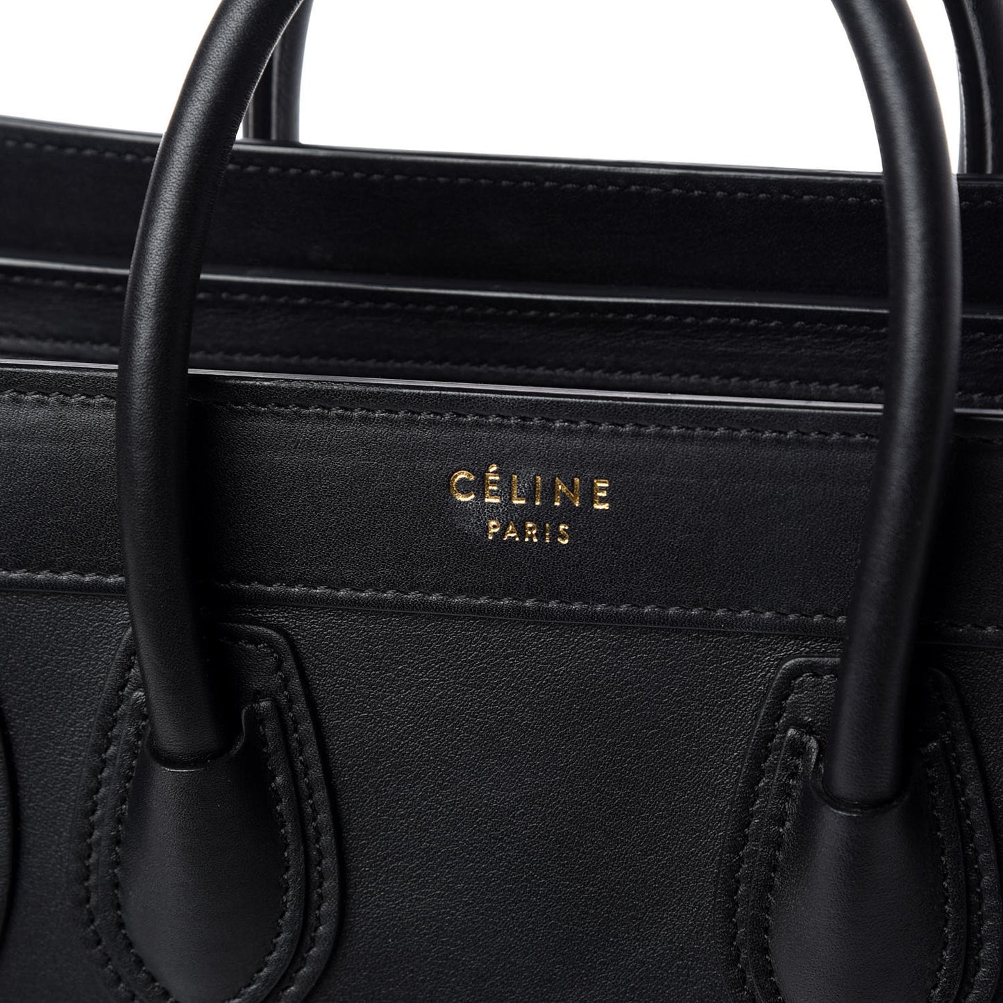Smooth Calfskin Nano Luggage Black