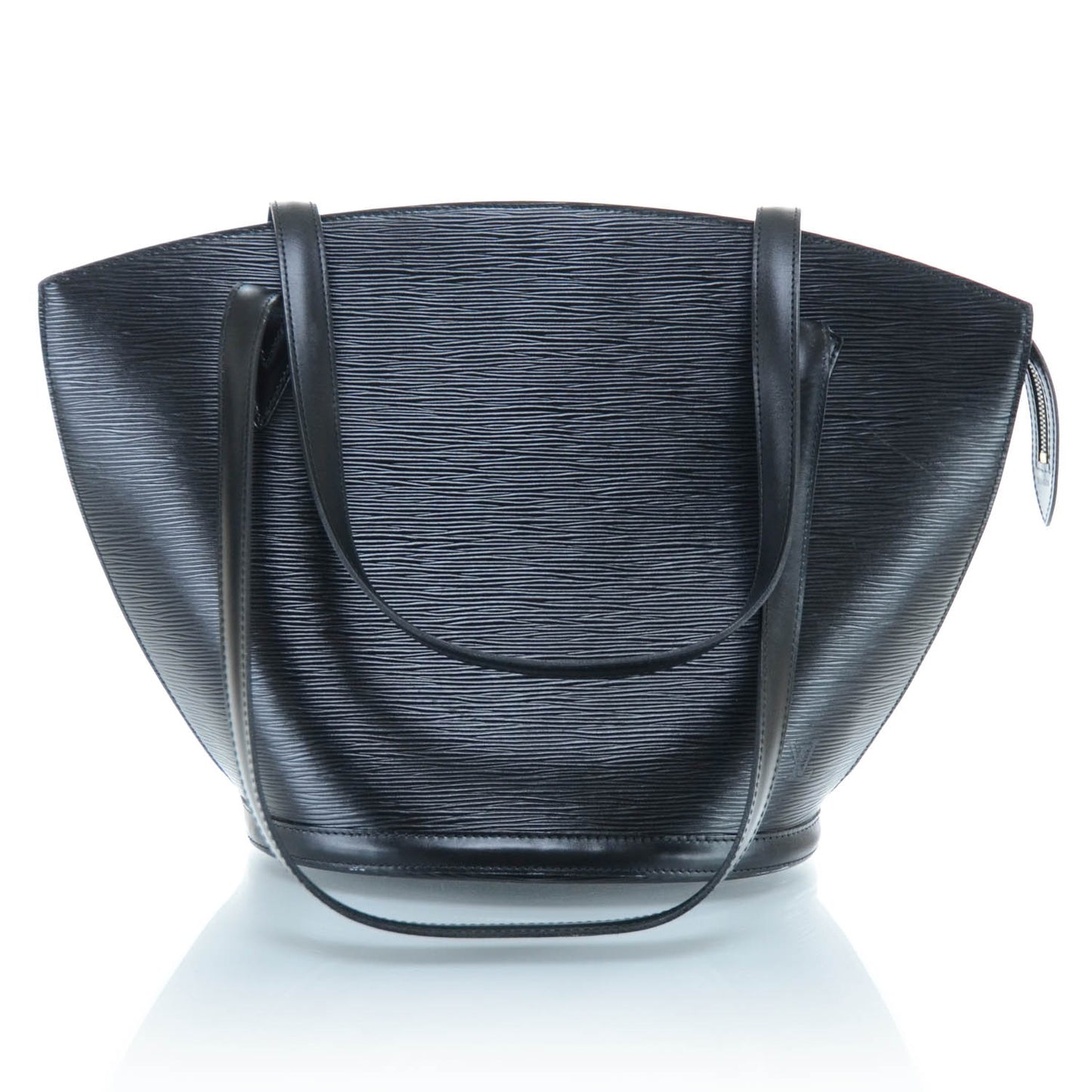 Epi Saint Jacques PM Long Straps Black