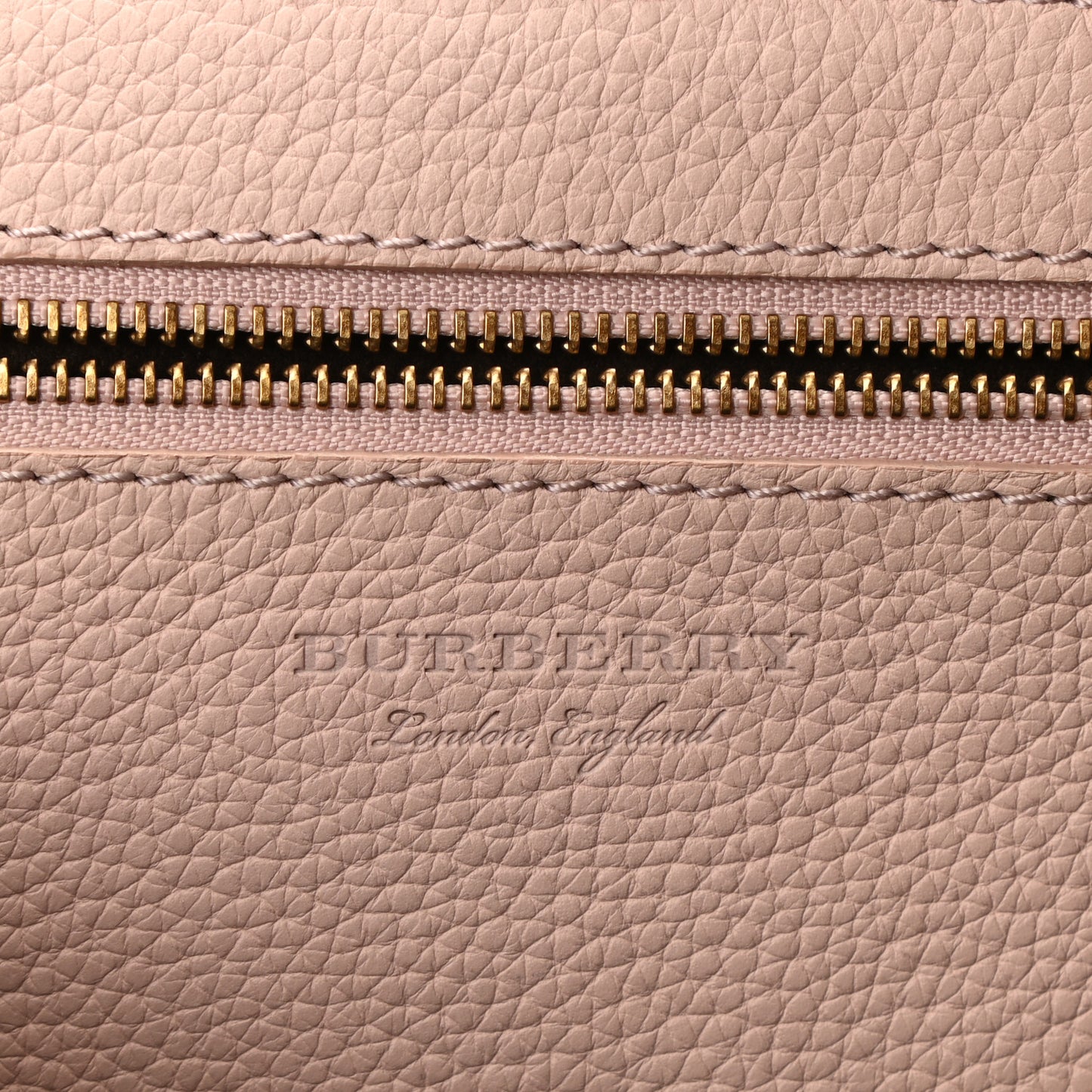 Grainy Calfskin Remington Tote Pale Ash Rose