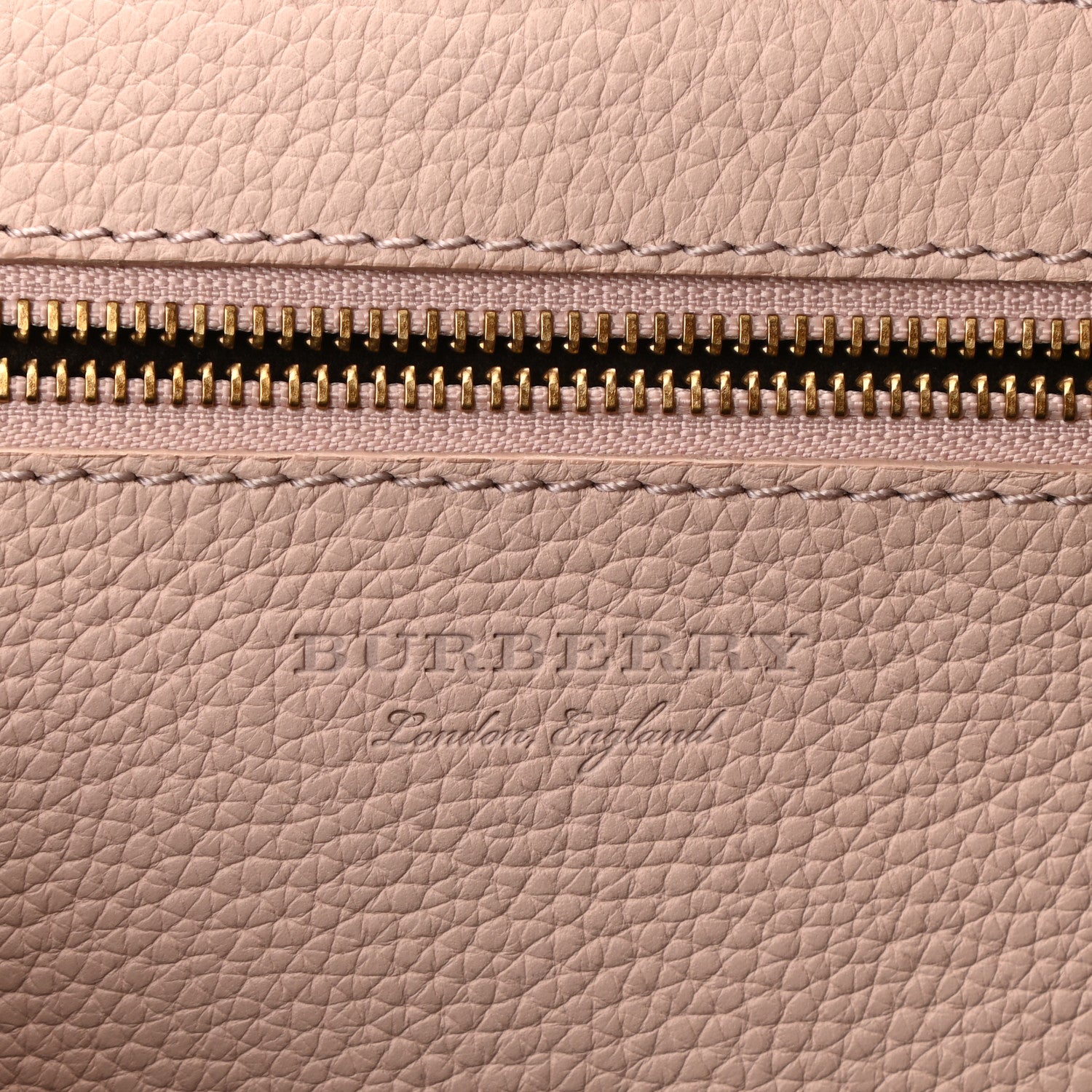 Burberry Grainy Calfskin Remington Tote Pale Ash Rose 5 of 11