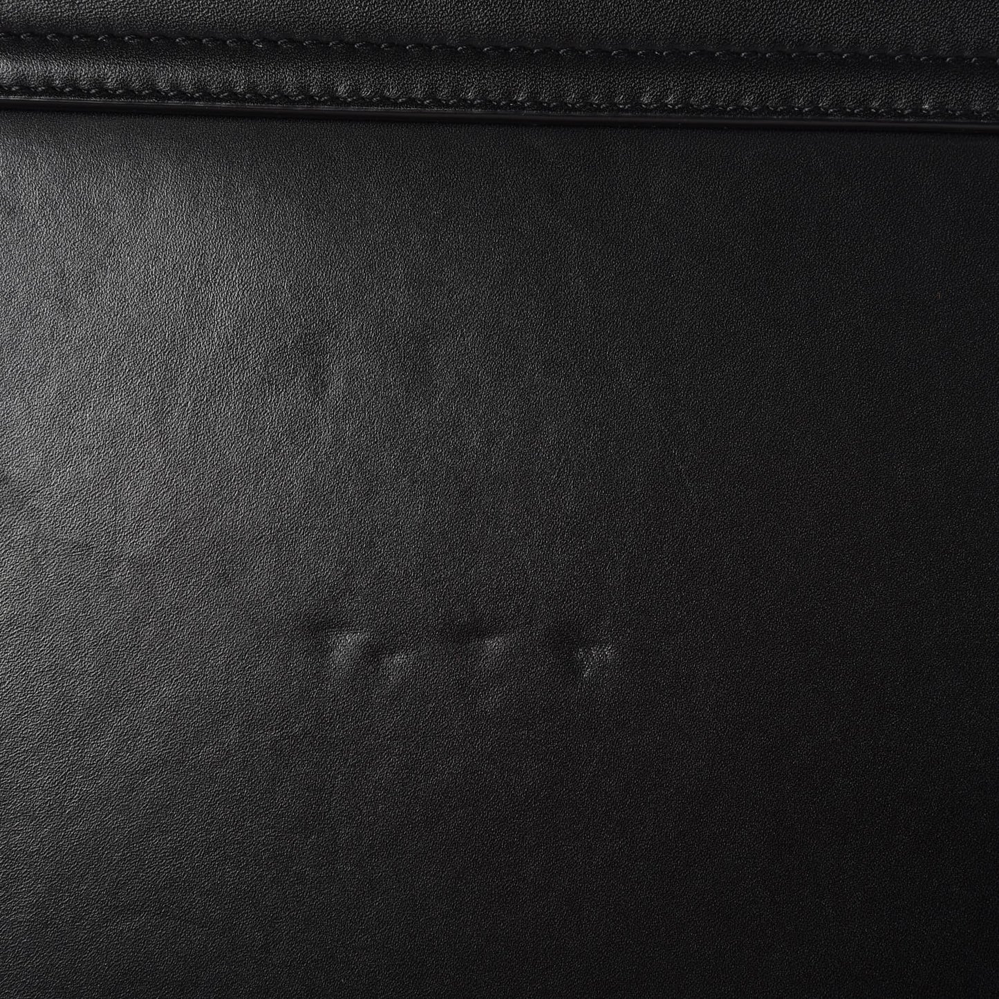 Calfskin Leaf Medium DV One Satchel Black