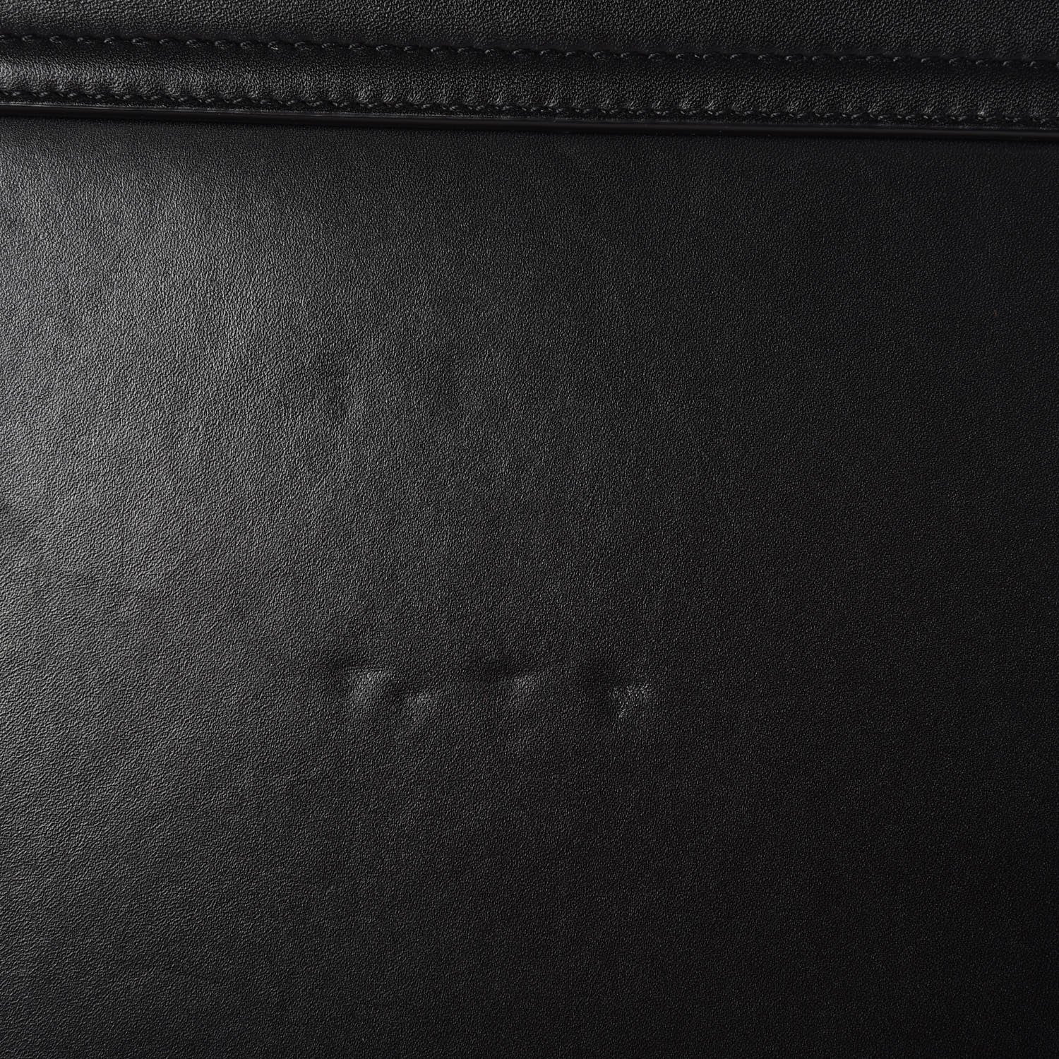 Versace Calfskin Leaf Medium DV One Satchel Black 10 of 10