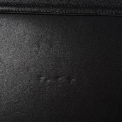 Versace Calfskin Leaf Medium DV One Satchel Black 10 of 10