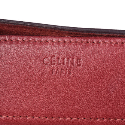 Celine Supple Calfskin Medium Phantom Luggage Red 6 of 21