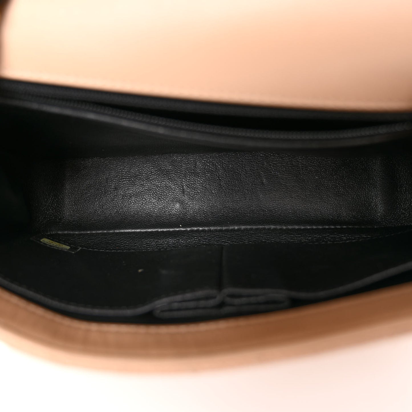 Caviar Quilted Small CC Filigree Flap Beige Black