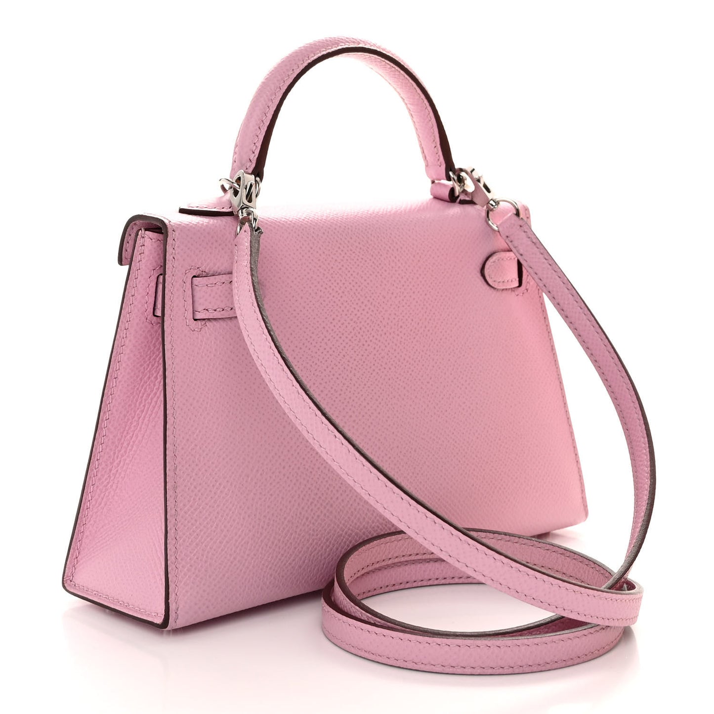 Epsom Mini Kelly Sellier 20 Mauve Sylvestre