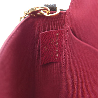 Louis Vuitton Monogram Pochette Felicie Chain Wallet Fuchsia 8 of 18