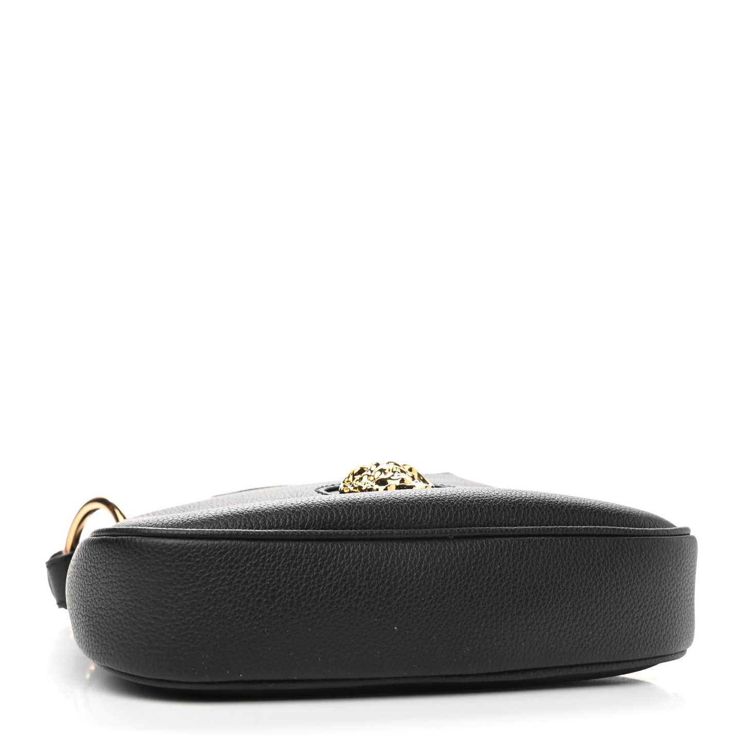 Calfskin La Medusa Small Hobo Crossbody Black