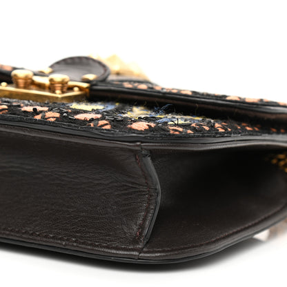 Valentino Garavani Vitello Beaded Small Glam Lock Rockstud Flap Black Multicolor 9 of 11