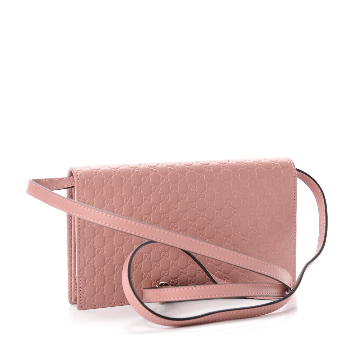 Microguccissima Crossbody Wallet Soft Pink