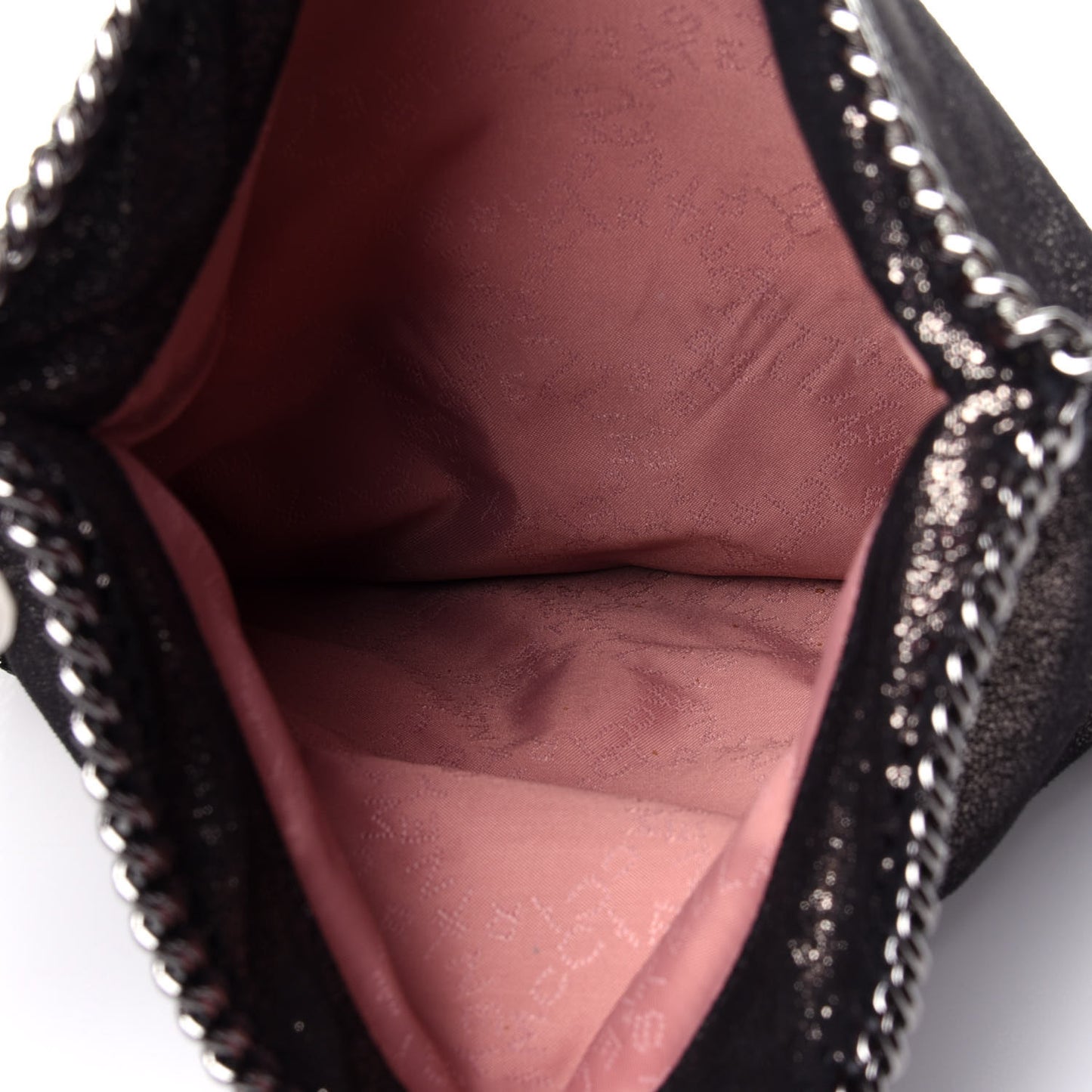 Shaggy Deer Falabella Fold Over Clutch Black
