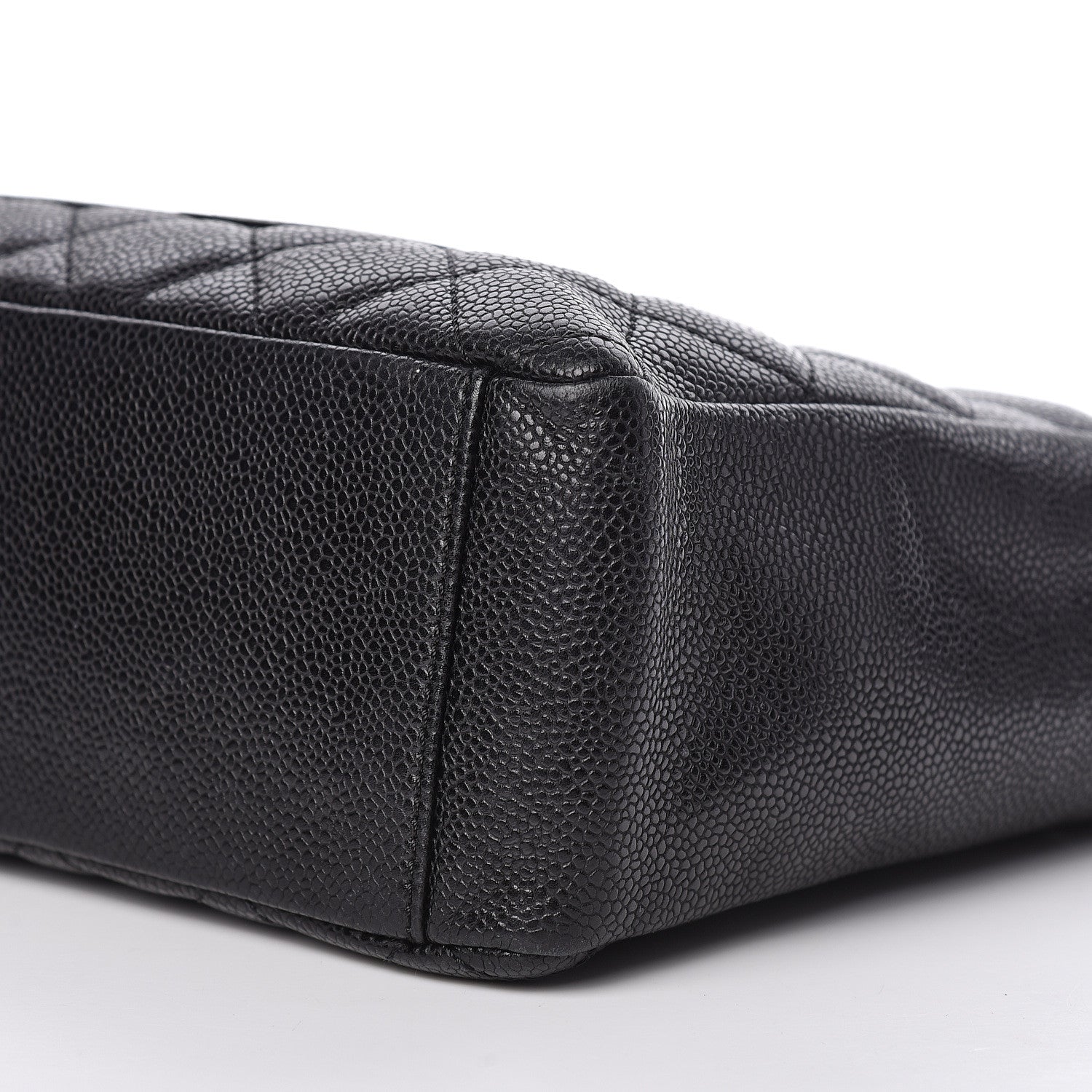 Chanel Caviar Quilted Petit Shopping Tote PST Black 10 of 11