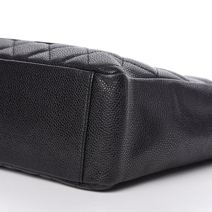 Chanel Caviar Quilted Petit Shopping Tote PST Black 10 of 11