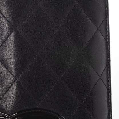 Chanel Calfskin Quilted Cambon Yen Wallet Black 15 of 19