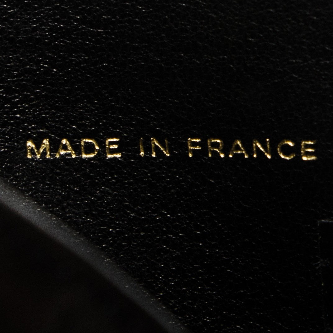 Chanel Caviar Timeless CC Compact French Wallet Black 7 of 8