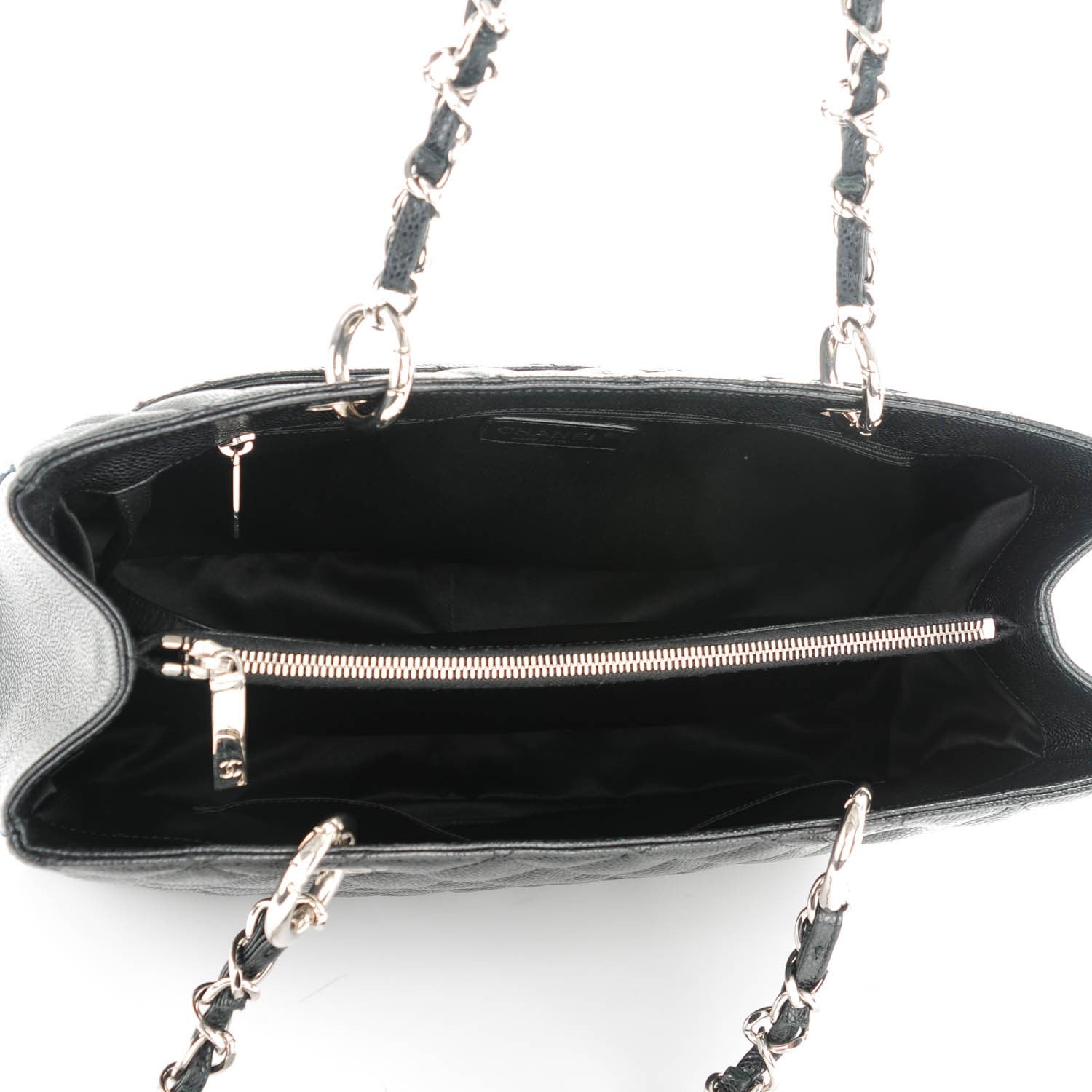 Chanel Caviar Quilted Grand Shopping Tote GST Black 5 of 7