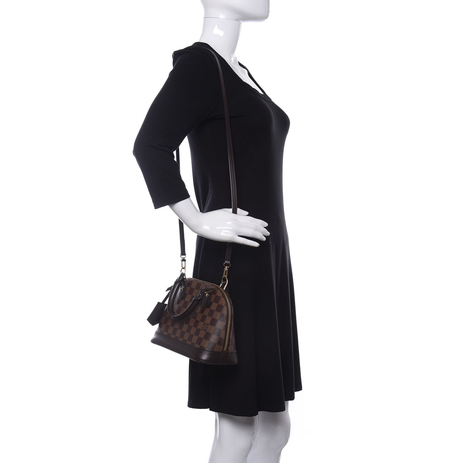 Louis Vuitton Damier Ebene Alma BB 2 of 11