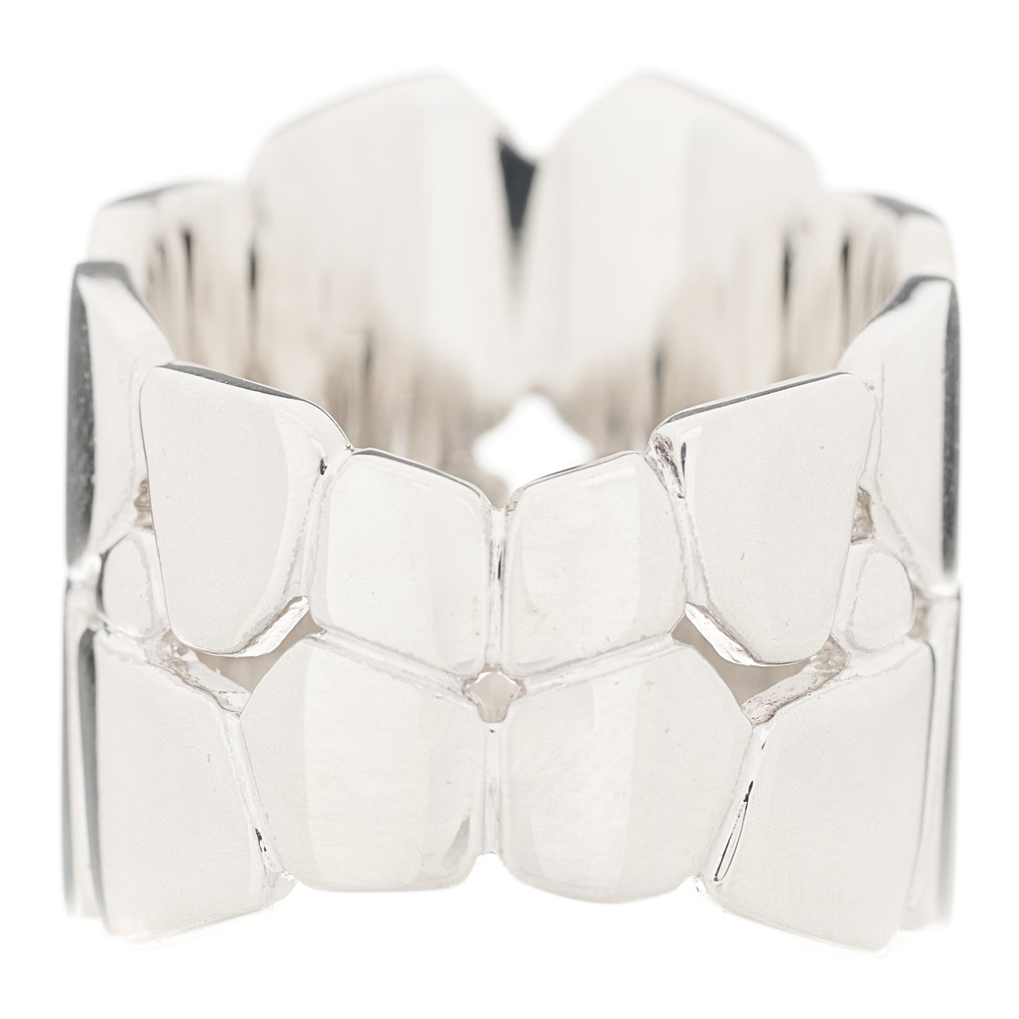 Sterling Silver MM Niloticus Eclat Ring 50 5.25
