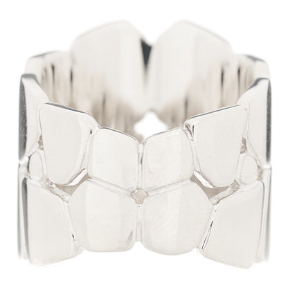 Hermes Sterling Silver MM Niloticus Eclat Ring 50 5.25 2 of 7