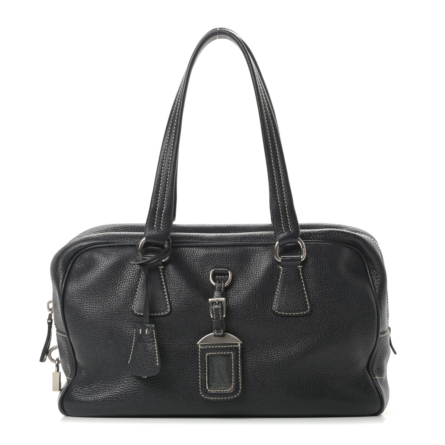 Vitello Daino Bowler Black