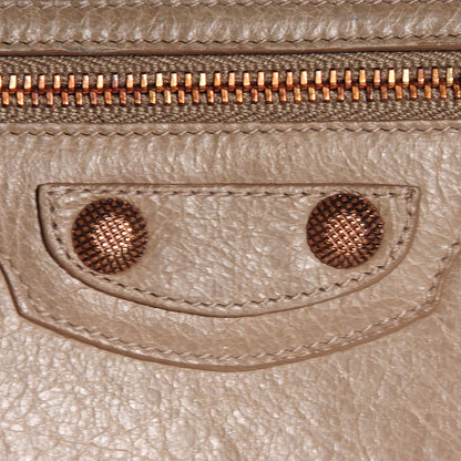 Balenciaga Agneau Giant 12 Rose Gold Hardware Money Wallet Papyrus 7 of 10