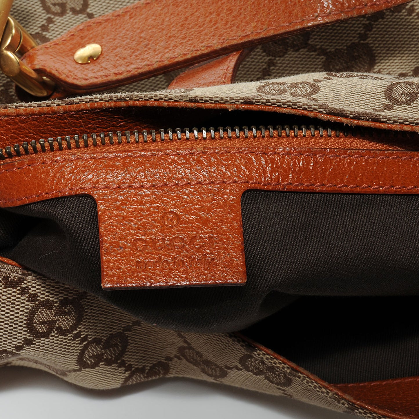 Monogram Piston Lock Jackie O Hobo Tan